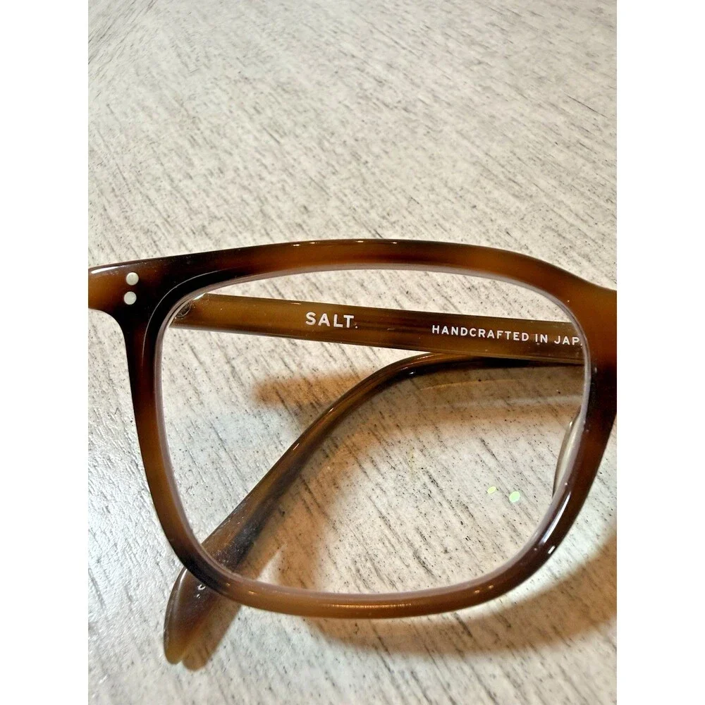 SALT Optics Kelly COG Cat Eye Eyeglasses Brown‎ Tortoise Japan 52-19 Woman Salt.